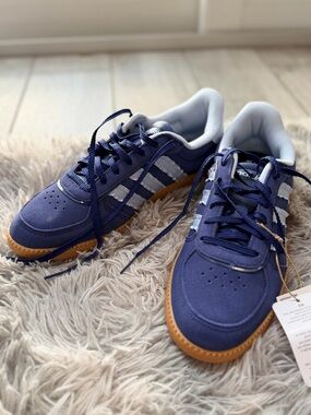 adidas women Cloudfoam Plus Sneaker in Blue Colorway